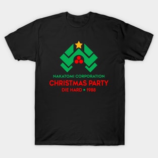 Nakatomi Corporation Christmas Party Die Hard 1988 T-Shirt